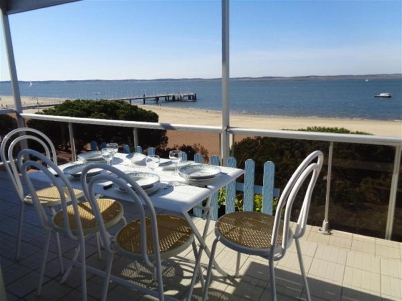 Appartement T3 Au Centre D'Arcachon Avec Vue Mer, Terrasse Et Parking Securise - Fr-1-374-74 外观 照片